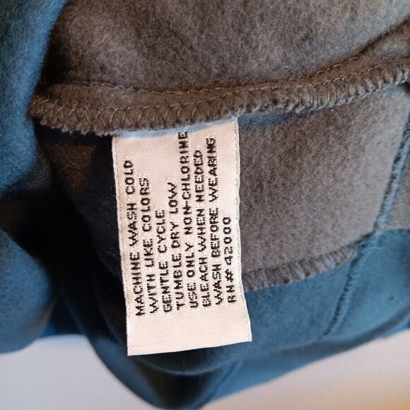 Vintage Route 66 Sweatshirt Mens Small 1/4 Zip Pull Over Blue Gray - Picture 6 of 7